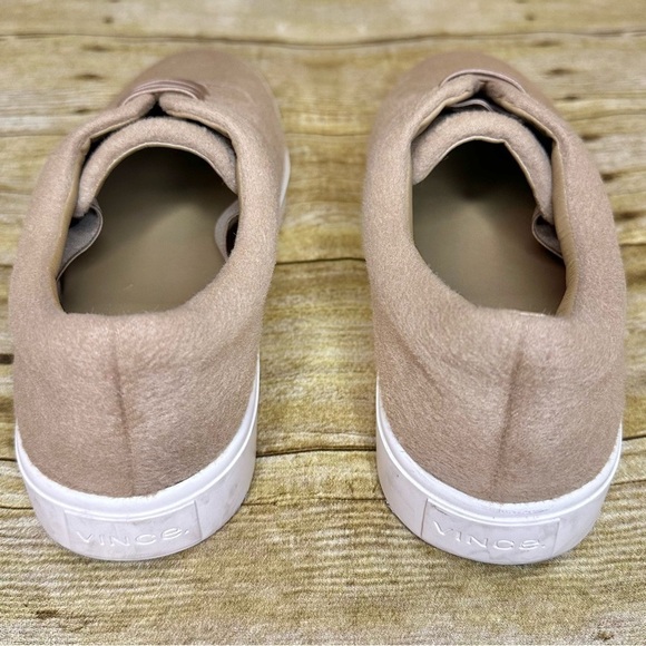 Vince Blair Lace Up Low Top Sneaker Tan Camel Soft - Picture 6 of 12